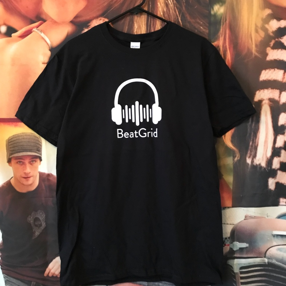 T-shirt Pullover New Music DJ BeatGrid Black